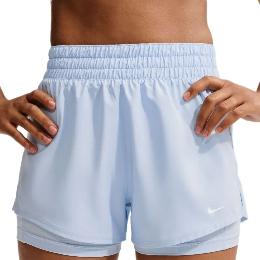 Женские теннисные шорты Nike Dri-Fit One - hydrogen blue/white