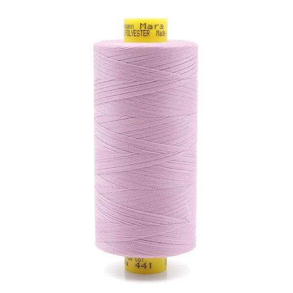Нитка Gutermann Mara 120 (1000 метров), 1 кат., универсальная | 441 розовая лаванда