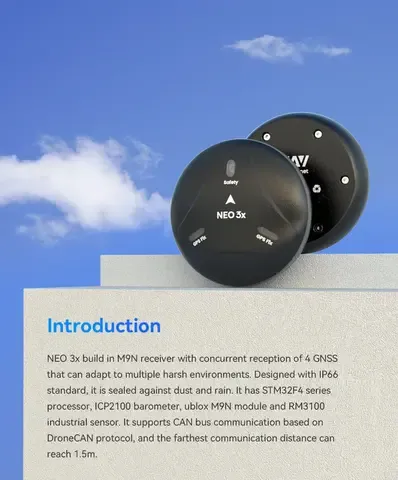 GPS модуль CUAV NEO 3X (M9N) DroneCAN