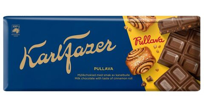 Шоколад Karl Fazer Pullava со вкусом булочек с корицей 185 г (Финляндия)