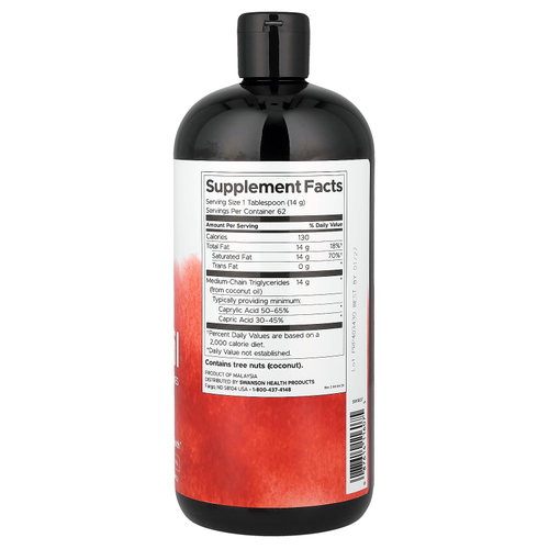 Swanson Vitamins, 100% чистое масло MCT, 946 мл (32 жидк. унции)