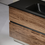 Тумба подвесная под раковину Sancos Urban, дуб чарльстон 990х450х550, арт. UR100ECH