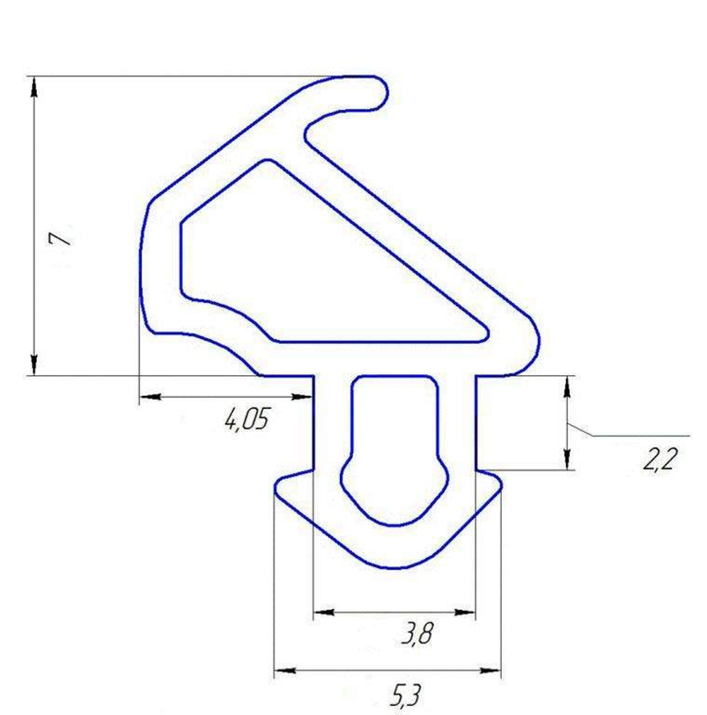 Уплотнитель KBE 228 EPDM Semperit