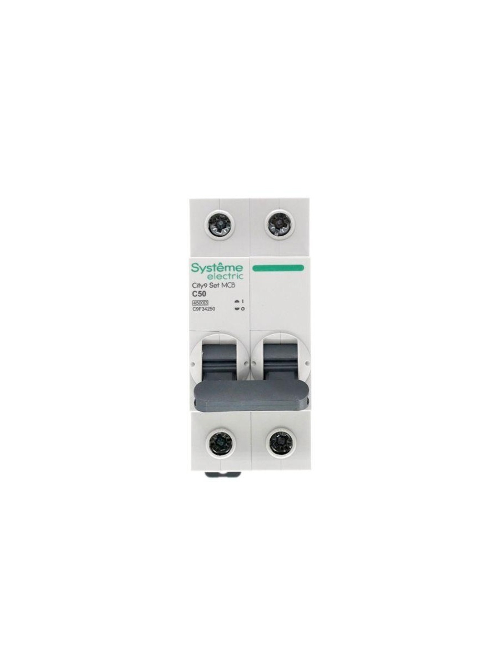 Выключатель автоматический модульный 2п C 50А 4.5кА City9 Set 230В SE C9F34250