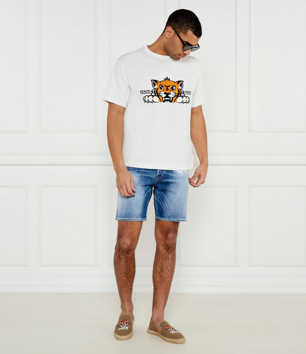 Футболка HAPPY TIGER Kenzo - белый(FF55TS5264SI)