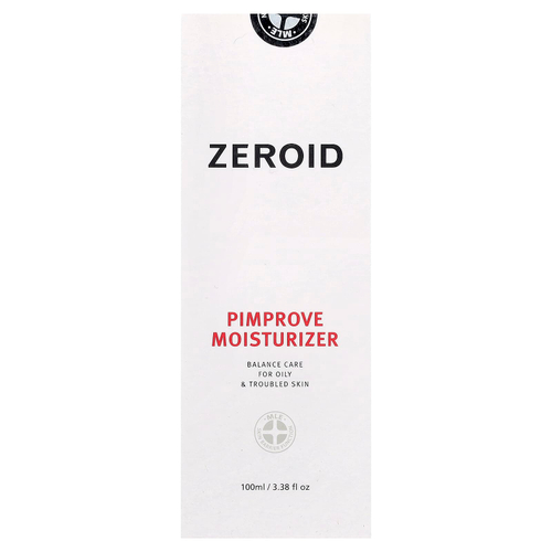 Zeroid, Pimprove, увлажняющее средство для жирной и проблемной кожи, 100 мл (3,38 жидк. унции)