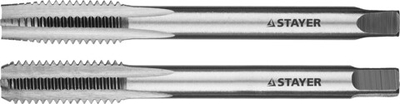 STAYER M8 х 1.25, 2 шт, комплект метчиков (28025-08-1.25-H2)