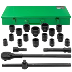 Набор инструментов ударных 21пр, 3/4''(12гр.) RockForce RF-6212-9MPB