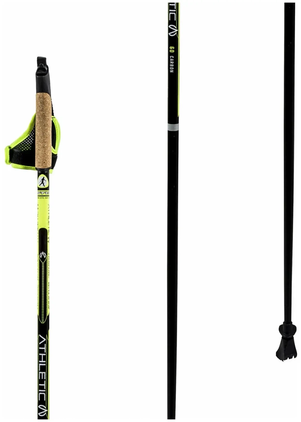 Палки для сканд. ходьбы STC athletic карбон 60%*
