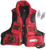 Жилет страховочный Badger Aqua Sport рыбаловный HFM-302-RED до 120кг -