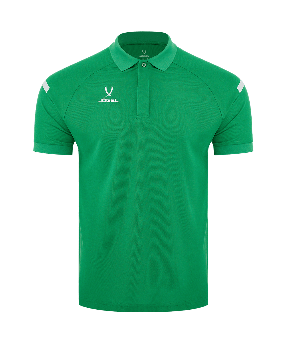 Поло CAMP 2 Poly Polo, зеленый/белый