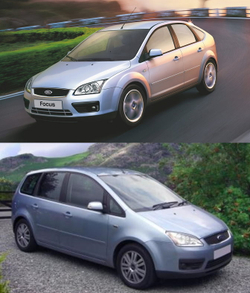 Порог левый Ford Focus 2, C-Max 2004-2011 (0,8мм)