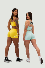 Шорты HIGH WAISTED SHORTS 5″ GYM HERO 582 Мятные