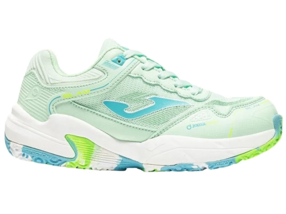 Детские кроссовки для падела Joma Slam JR 2624 - turquoise