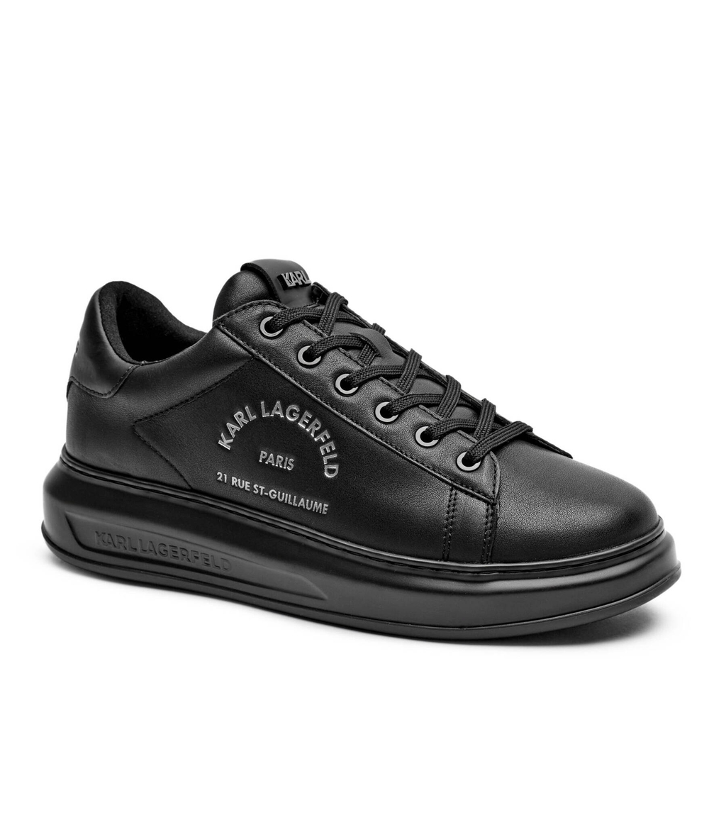 Кожаные кроссовки kapri Karl Lagerfeld - черный(KL52538)