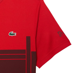 Мужская теннисная футболка Lacoste Tennis x Novak Djokovic - красный