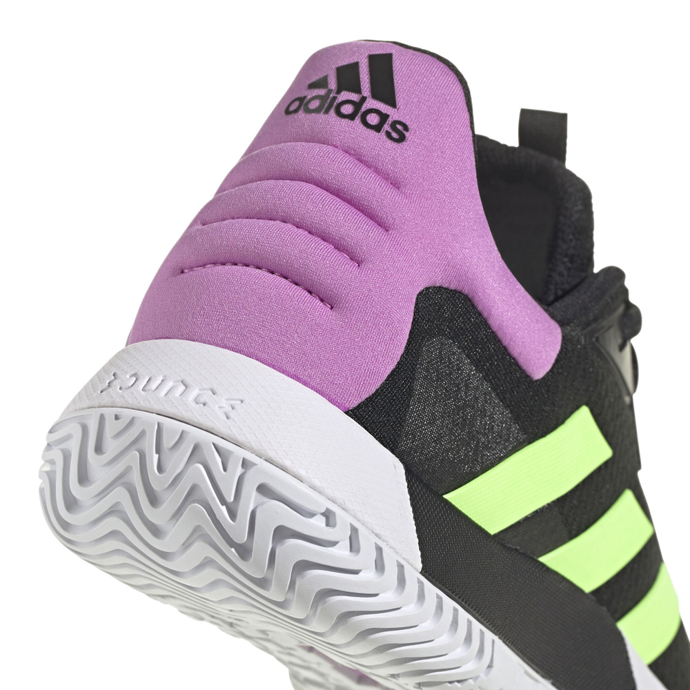 Мужские теннисные кроссовки adidas SoleMatch Control All Court Shoe Men - Black, Neon Green