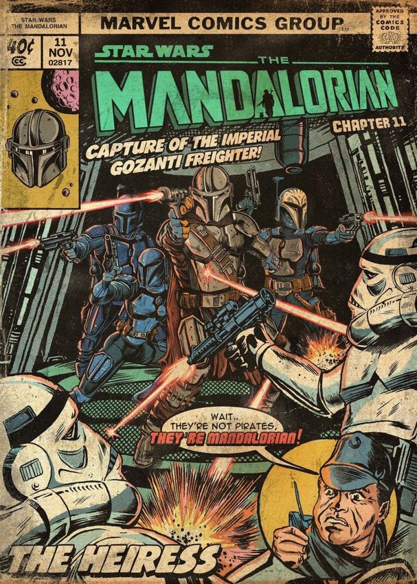 Постер "Star Wars: Mandalorian. Chapter 11 "The Heiress"