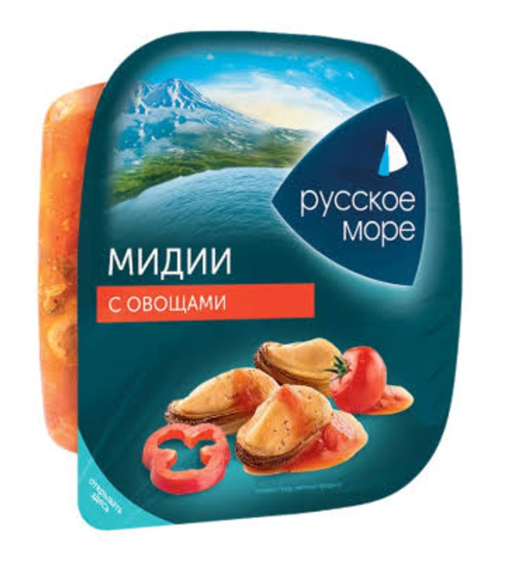 Рыбное кулинарное изделие Салат из мяса мидии чилийской вареного в соусе 1/150  полим упак