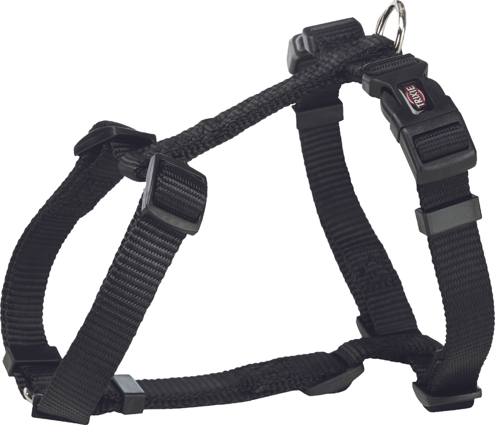Шлейка Premium H-harness, L: 60–87 см/25 мм, черный