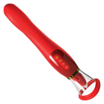 Двухсторонний вибростимулятор с помпой и язычком PipeDream Fantasy for Her Ultimate Pleasure Dual 24K Gold Luxury Edition Oral Sex Simulator Red 494315