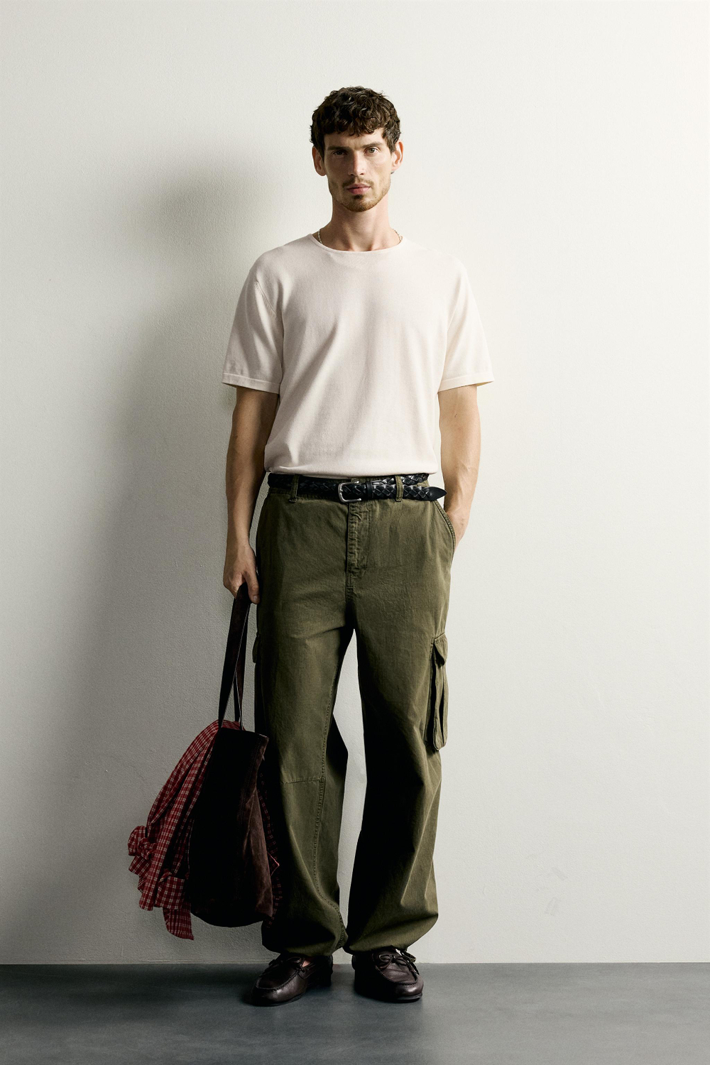 ФУТБОЛКА ИЗ ТРИКОТАЖА REGULAR FIT — ZARA