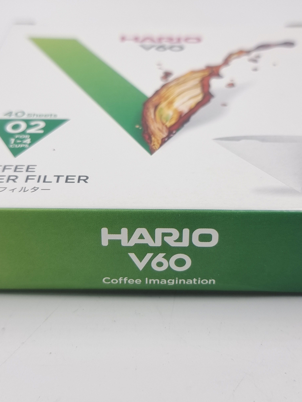 Бумажные фильтры для кофе V60, 02W, 40 шт. (Япония)