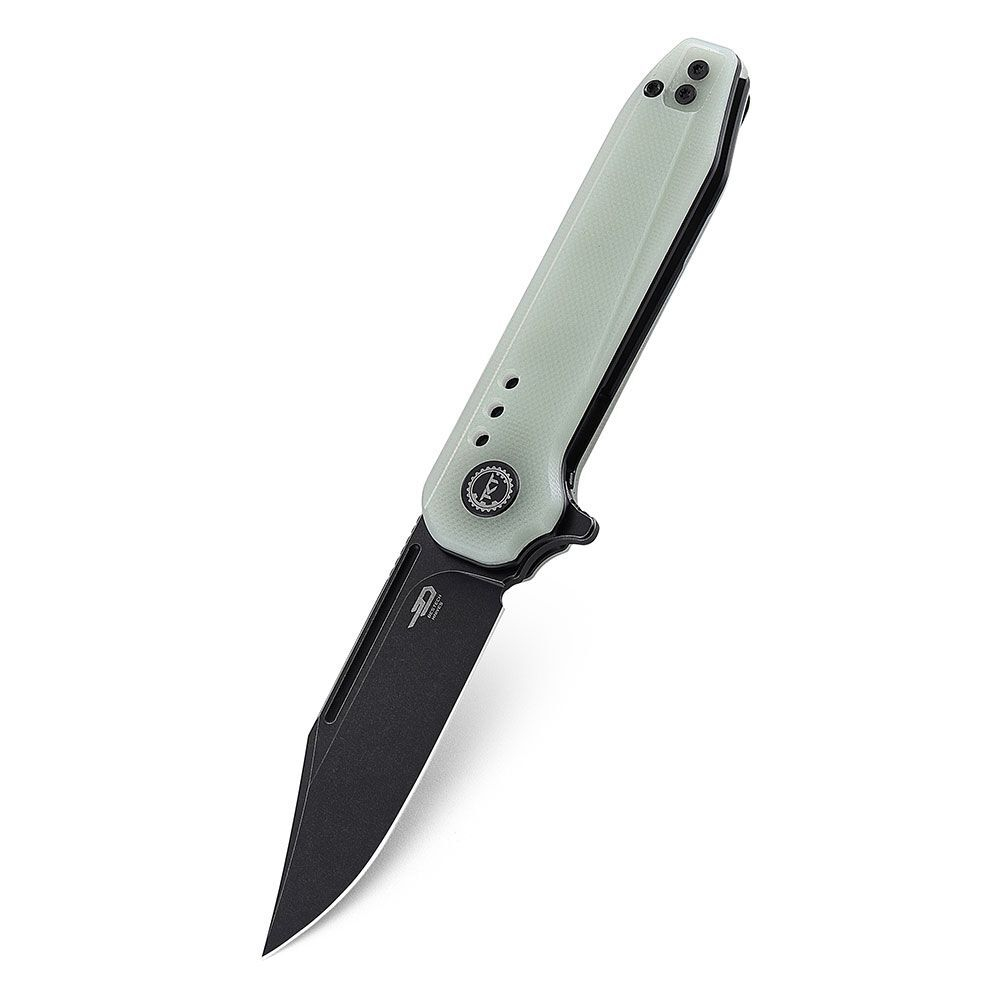 Нож складной Bestech Syntax сталь 154CM, рукоять G10 нефритовая