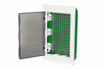 Systeme Electric City9 Box IT корпус встраиваемый с проз дв. 3ряд/36мод 2 розетки