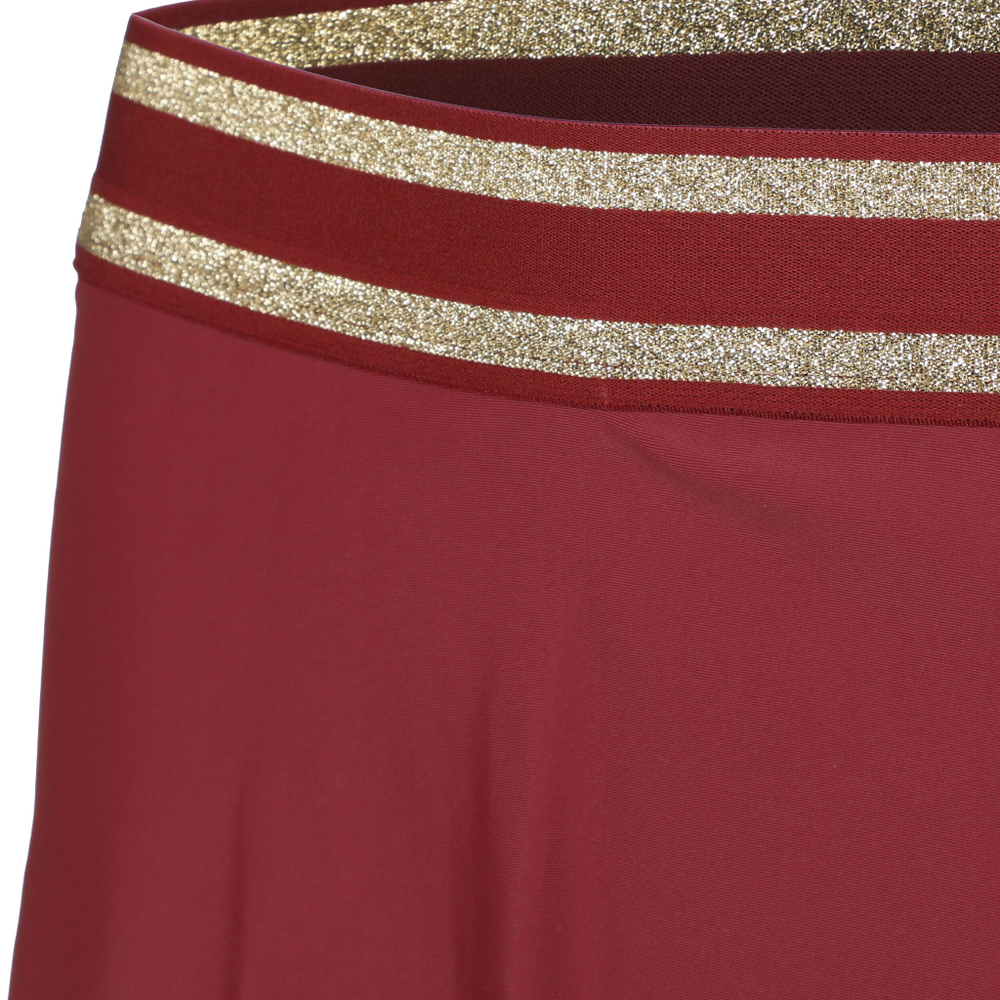 Женская теннисная юбка Ellesse Rachelle Skirt Women - Dark Red, Gold