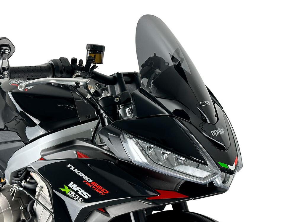 WRS Ветровое стекло Touring Aprilia Tuono 660  / V4 сильно затемненное AP005FS