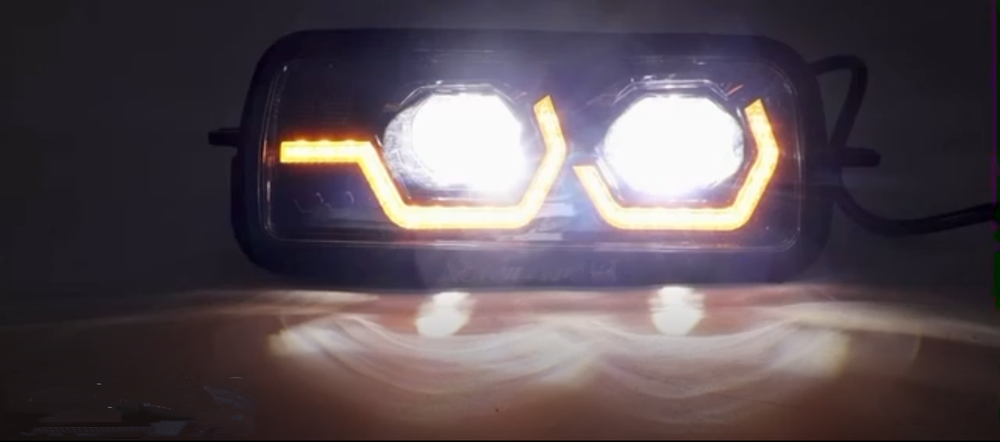 Надфарники для Нива 4х4/Легенд с ДХО в стиле BMW