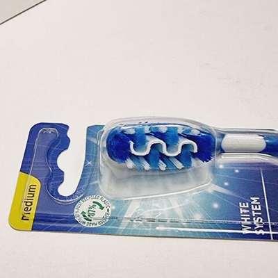 Pepsodent Зубная щетка с перлитом White System Medium средней жесткости, 1 шт., синего цвета (из Финляндии)