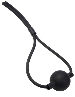 Чёрный кляп из силикона BALLGAG