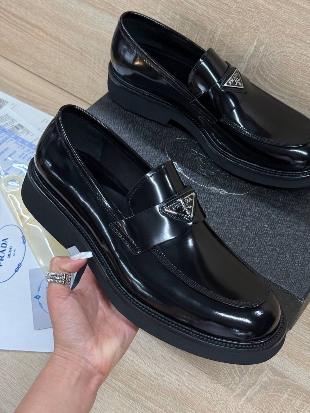 Лоферы Prada