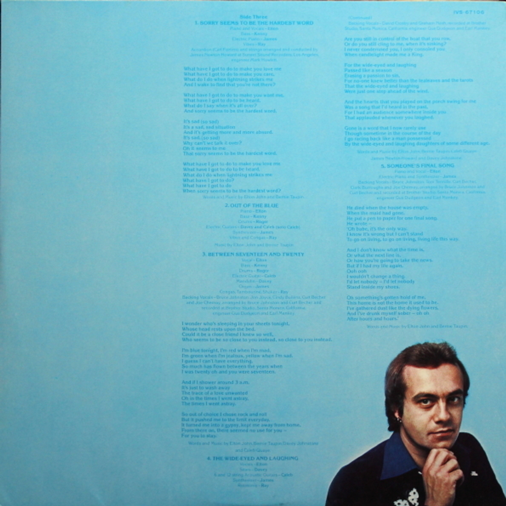 Elton John / Blue Moves (2LP)