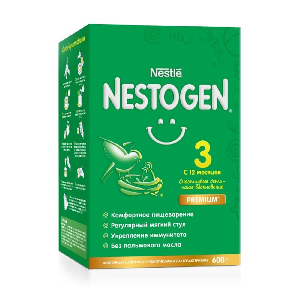 Nestogen 3 Молочный Напиток с 12 Месяцев 600гр