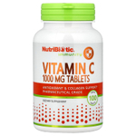 NutriBiotic, витамин C, 1000 мг, 100 веганских таблеток
