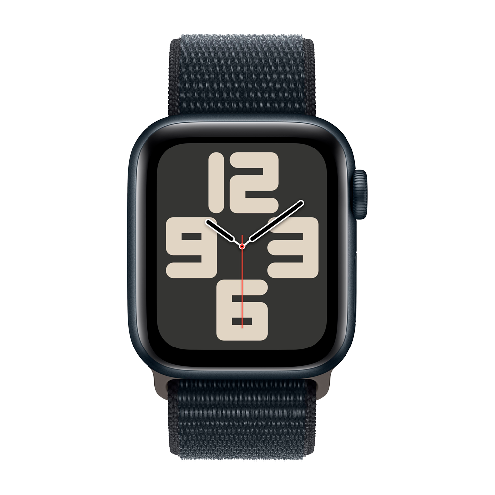 Умные часы Apple Watch SE 2 (2023) GPS, 40mm, Aluminium Case with Sport Loop, Midnight (Тёмная ночь)