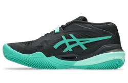 Теннисные кроссовки Asics Gel-Resolution X Clay - black/aurora green