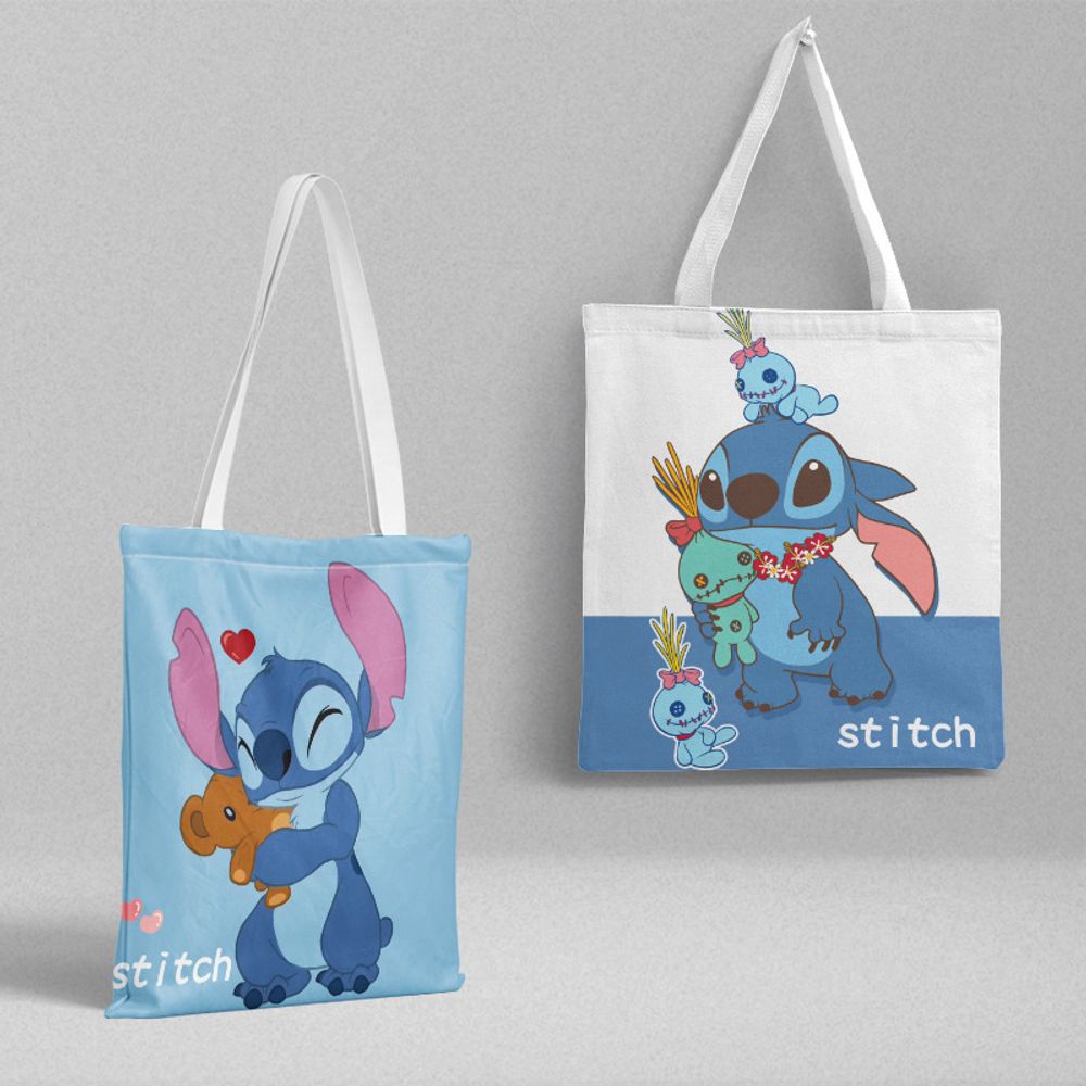 Шоппер "Cute Stitch",  39х36 см
