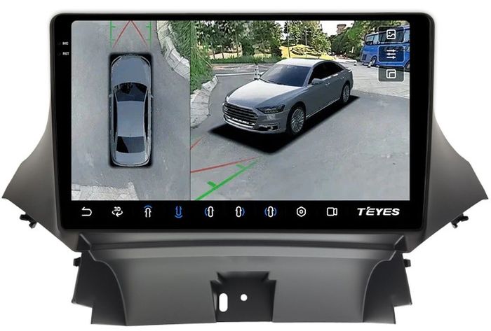 Магнитола для Chevrolet Orlando 2010-2018 - FarCar BX3274M-360 монитор 9.5" 2K QLED на Android 13, Быстрая, CarPlay, 4G SIM-слот, 4 камеры в комплекте
