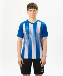 Футболка игровая Jogel Camp Striped Jersey, синий Z2/белый 00