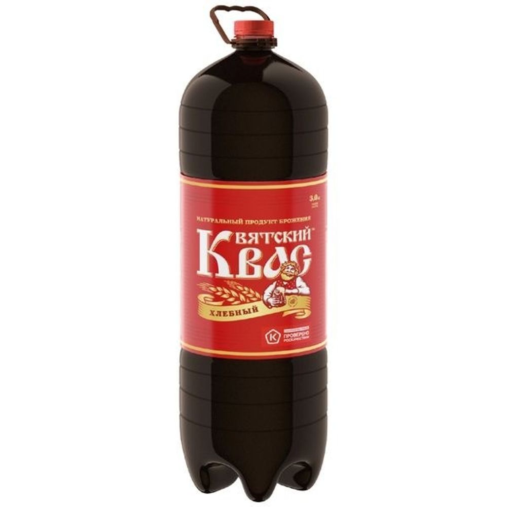 Квас Вятский хлебный 3л, шт