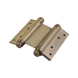 Петля пружинная двусторонняя (барная) FUARO DSH5 (125х86х1,5) INOX 201 AB бронза /65291/ (1шт)
