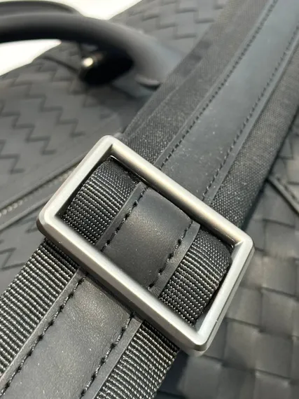 Дорожная сумка Bottega Veneta Intrecciato черный