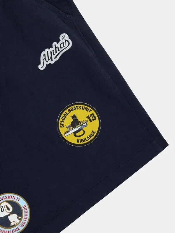 Шорты мужские ALPHA INDUSTRIES PATCHED JERSEY SHORT