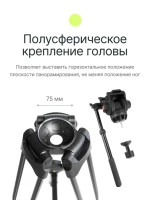 Видеоштатив Raylab RL-VT2516 алюминиевый