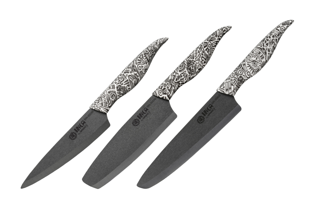 Набор ножей 3шт Samura Inca SIN-0220B/K