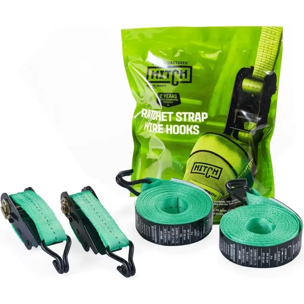 Ремень стяжной RS REGULAR 100:1000:10 (25мм, STF100DaN, 1Т, 10М), комплект 2шт HITCH SZ067693